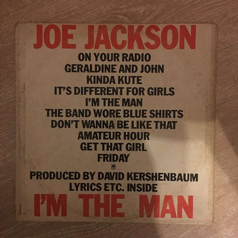 Joe Jackson  I'm The Man - Vinyl LP Record - Opened  - Very-Good Quality (VG)