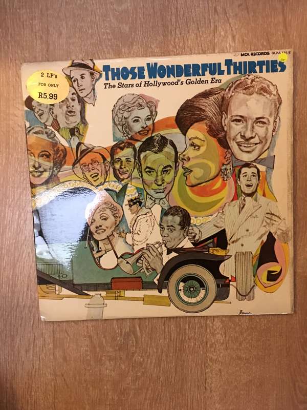 Those Wonderful Thirties - The Stars of Hollywoods Golden Era - Double Vinyl LP Record - Opened  ...