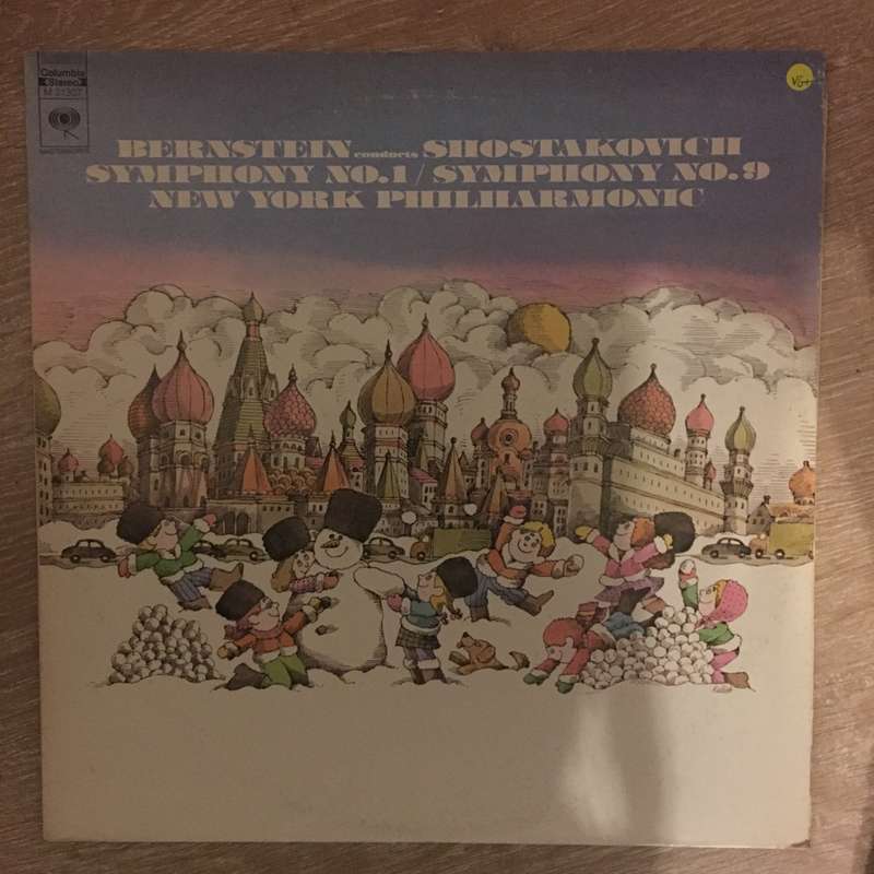 Bernstein Conducts Shostakovich  Symphony No. 1 / Symphony No. 9 - Vinyl LP Record - Ope...