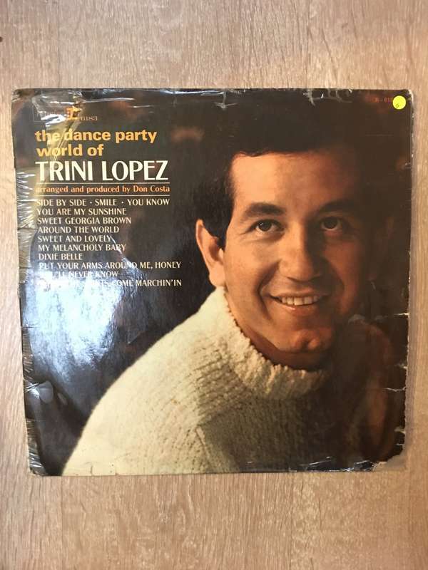 Trini Lopez - The Dance Party World of Trini Lopez - Vinyl LP Record - Opened  - Good Quality (G)