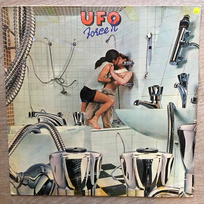 UFO   Force It  Vinyl LP Record - Opened  - Good+ Quality (G+)
