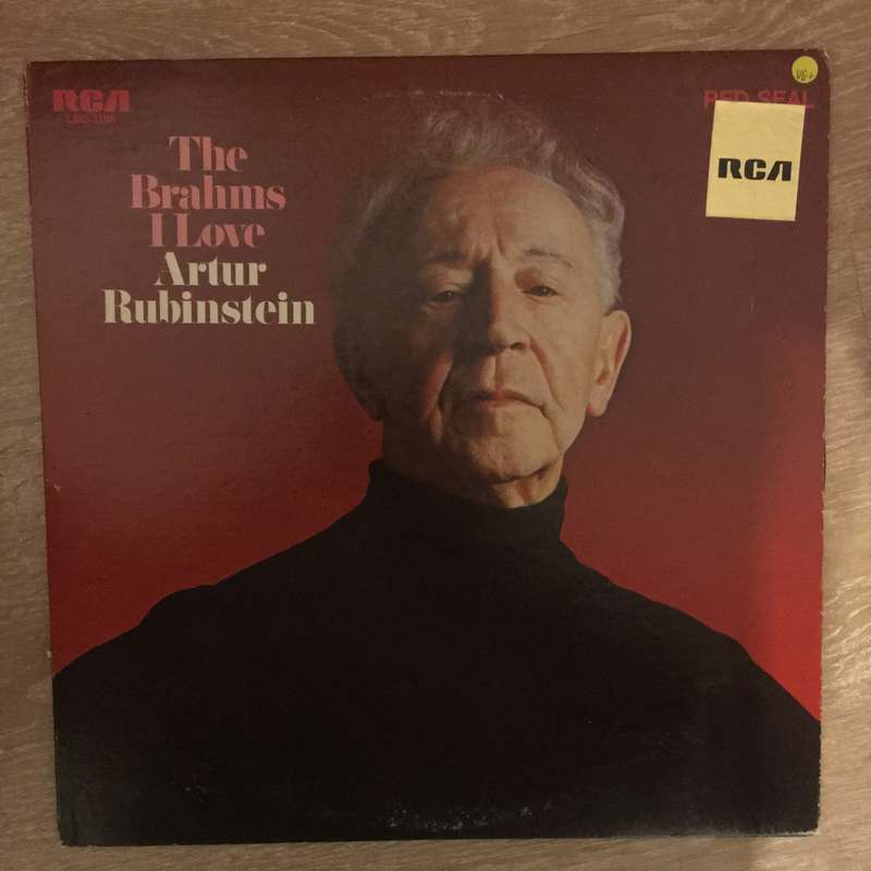 Arthur Rubinstein  The Brahms I Love - Opened Vinyl LP Record - Very-Good+ (VG+)