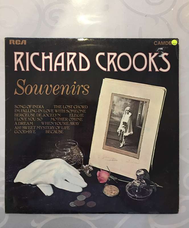 Richard Crooks - Souvenirs - Vinyl LP Record - Opened  - Very-Good+ Quality (VG+)