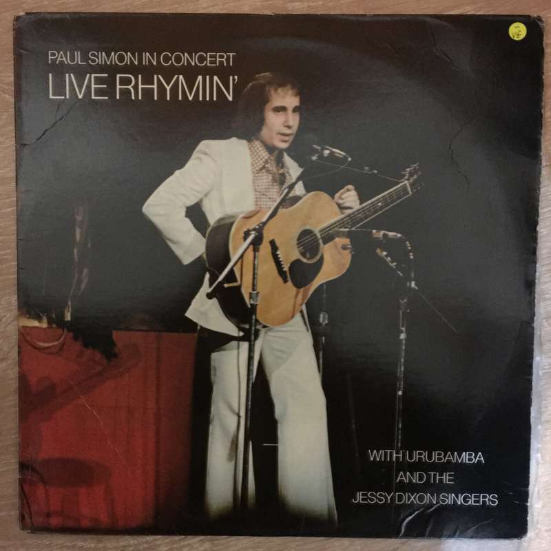 Paul Simon  Live Rhymin' with Urubamba and the Jessy Dixon Singers -  Vinyl LP Record  (VG+)