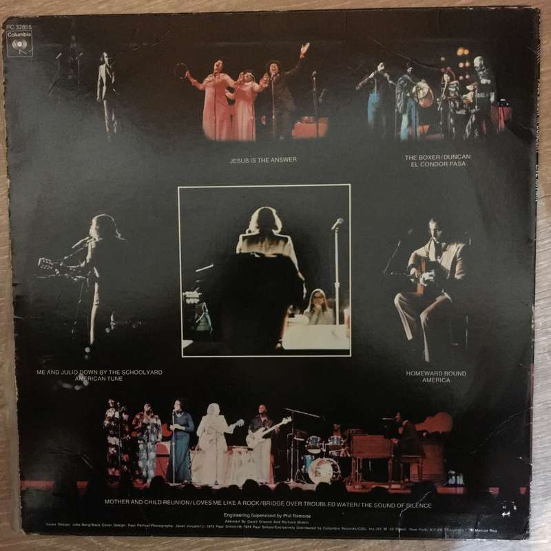 Paul Simon  Live Rhymin' with Urubamba and the Jessy Dixon Singers -  Vinyl LP Record  (VG+)