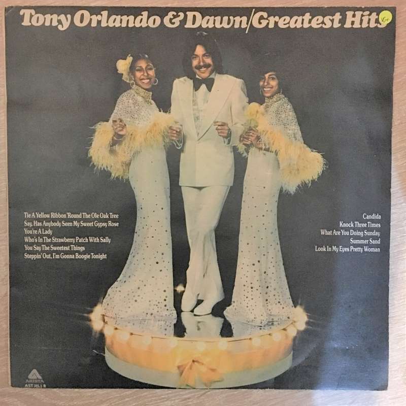 Tony Orlando & Dawn  Greatest Hits -  Vinyl LP Record - Very-Good+ Quality (VG+)