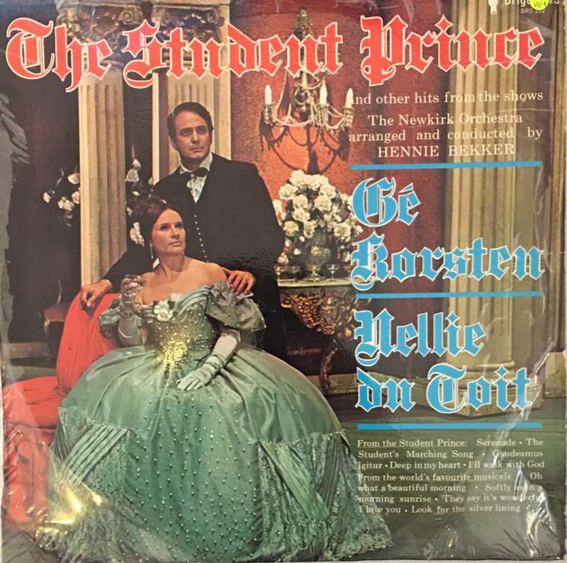 Ge Korsten - The Student Prince  - Vinyl LP Record - Opened  - Very-Good+ Quality (VG+)