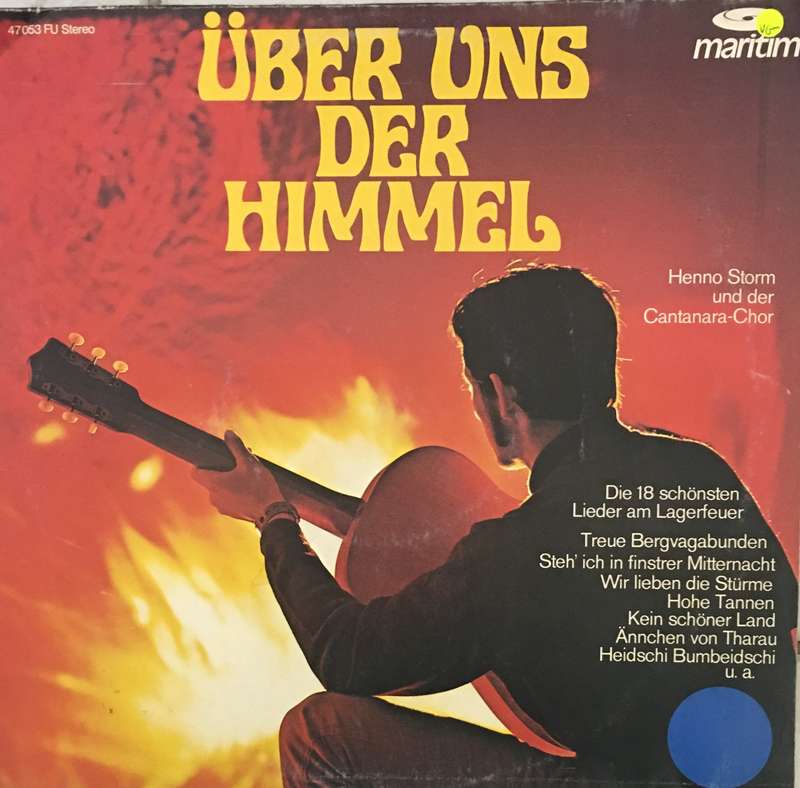 Über uns der Himmel (& Cantanara-Chor)  - Vinyl LP Record - Opened  - Very-Good- Quality (VG-)