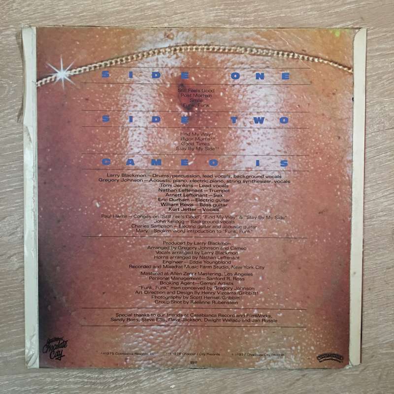 Cameo  Cardiac Arrest - Vinyl LP Record - Very-Good Quality (VG)