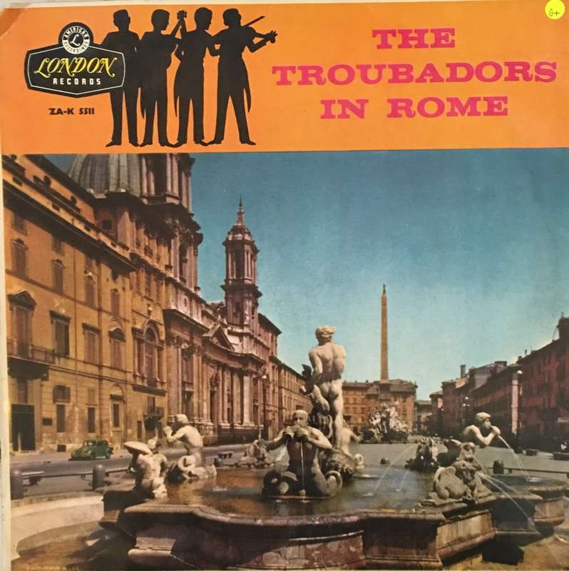 The Troubadours in Rome - Vinyl LP Record - Opened  - Good+ Quality (G+)