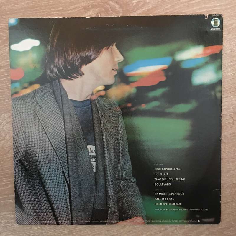 Jackson Browne - Hold Out - Vinyl LP Record - Opened  - Very-Good Quality (VG)
