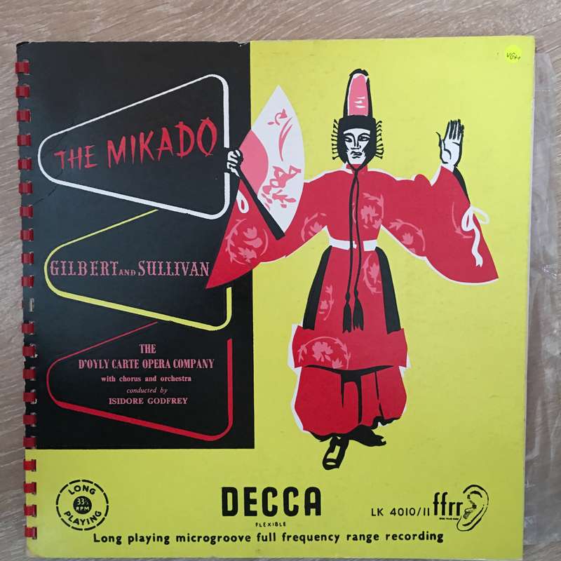 Gilbert And Sullivan  The Mikado - Vinyl LP Record - Opened  - Very-Good+ Quality (VG+)
