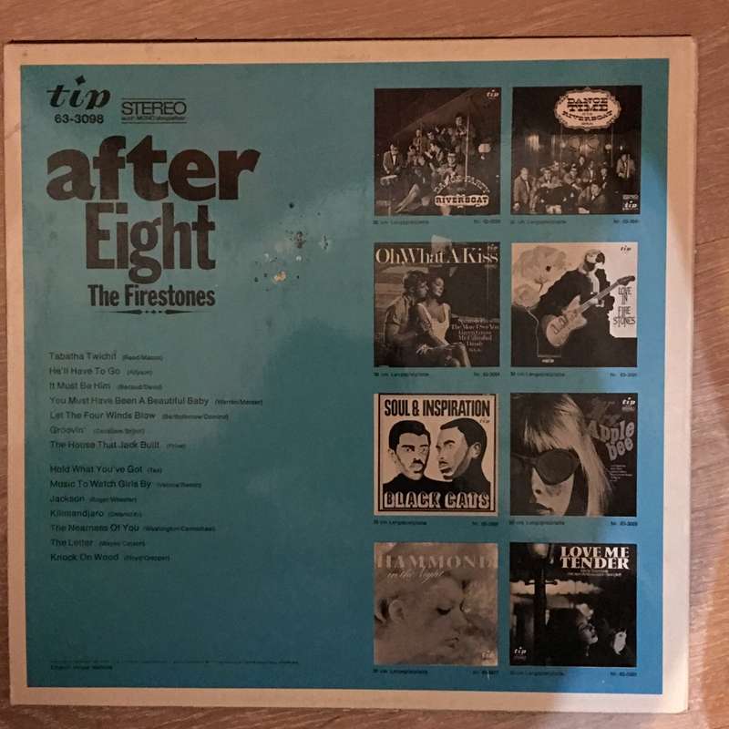 Firestones  After Eight - Vinyl LP Record - Very-Good+ Quality (VG+)