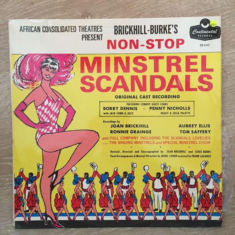 Brickhill-Burke's Non Stop Minstrel Scandals - Vinyl LP Record - Opened  - Very-Good+ Quality (VG+)