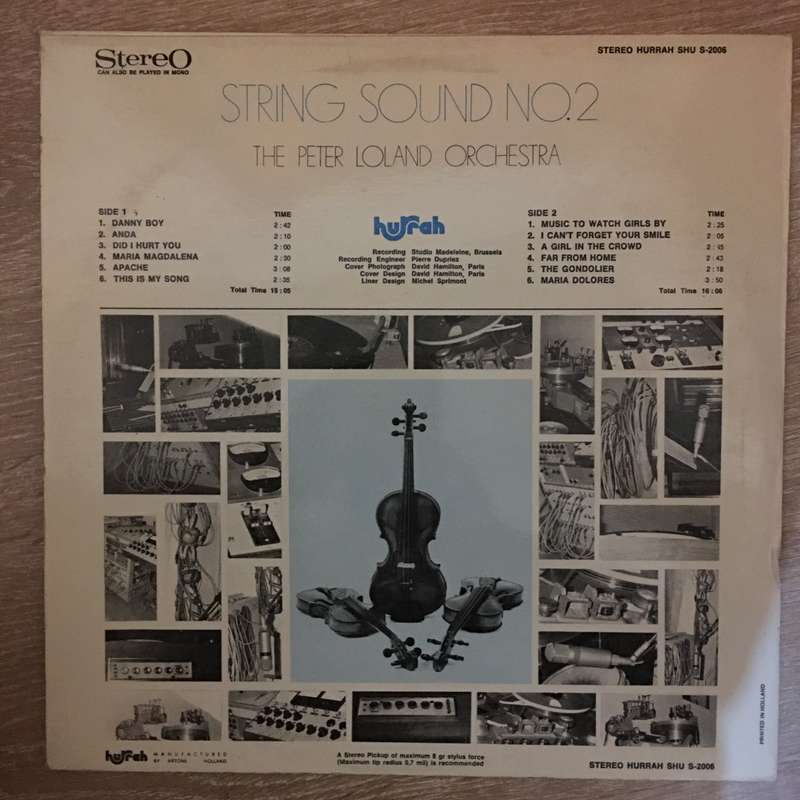 The Peter Loland Orchestra String Sound No. 2 - Vinyl LP Record - Very-Good+ Quality (VG+)
