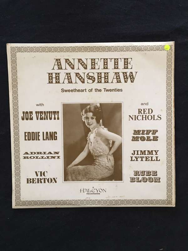 Annette Hanshaw  Sweetheart of the Twenties -  Vinyl LP Record - Opened  - Very-Good Qualit...