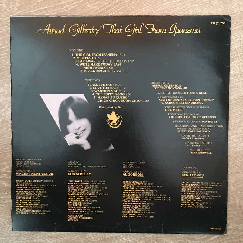 Astrud Gilberto  That Girl From Ipanema - Vinyl LP Record - Opened  - Very-Good+ Quality (VG+)