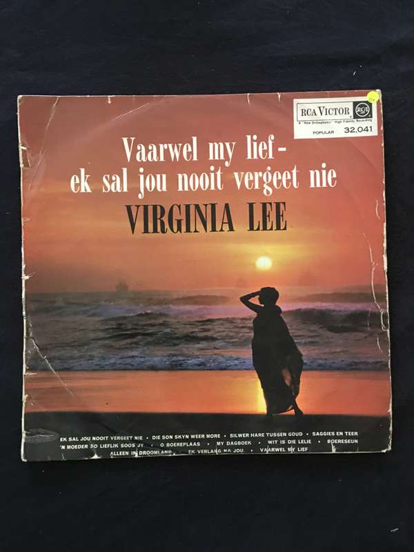 Virginia Lee - Vaarwel My Lief Ek Sal Jou Nooit Vergeet Nie - Vinyl LP Record - Opened  - Good+ Q...