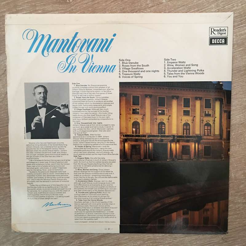 Mantovani - In Mexico - Vinyl LP Record - Opened  - Very-Good Quality (VG)