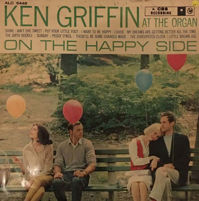 Ken Griffin - On The Happy Side - Vinyl LP Record - Opened  - Very-Good- Quality (VG-)