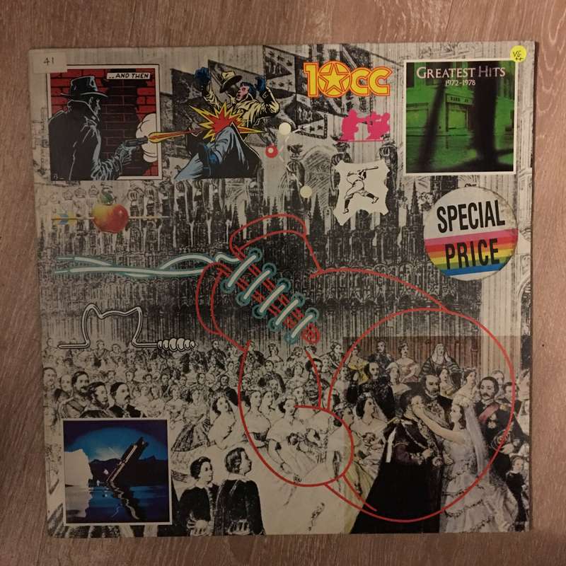 10cc Greatest Hits 1972-1978 - Vinyl LP Record - Very-Good+ Quality (VG+)
