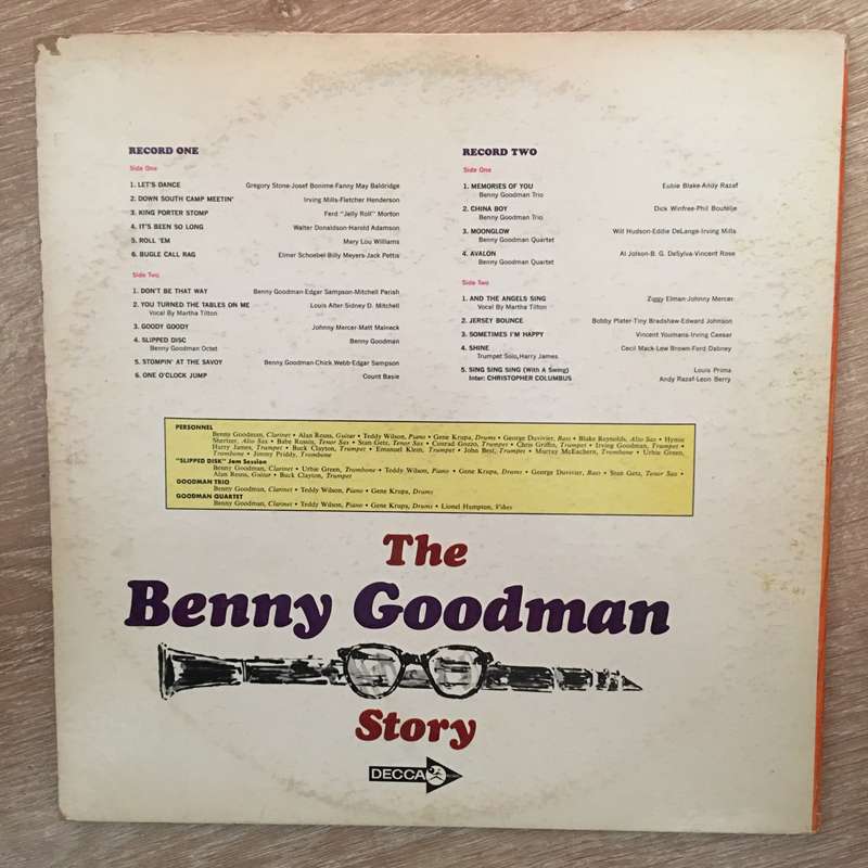 The Benny Goodman Story - Vinyl LP Record - Opened  - Very-Good+ Quality (VG+)
