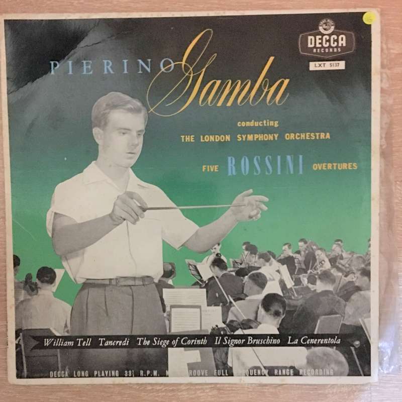 Rossini -  London Symphony Orchestra, Pierino Gamba  Five Rossini Overtures - Vinyl LP Reco...