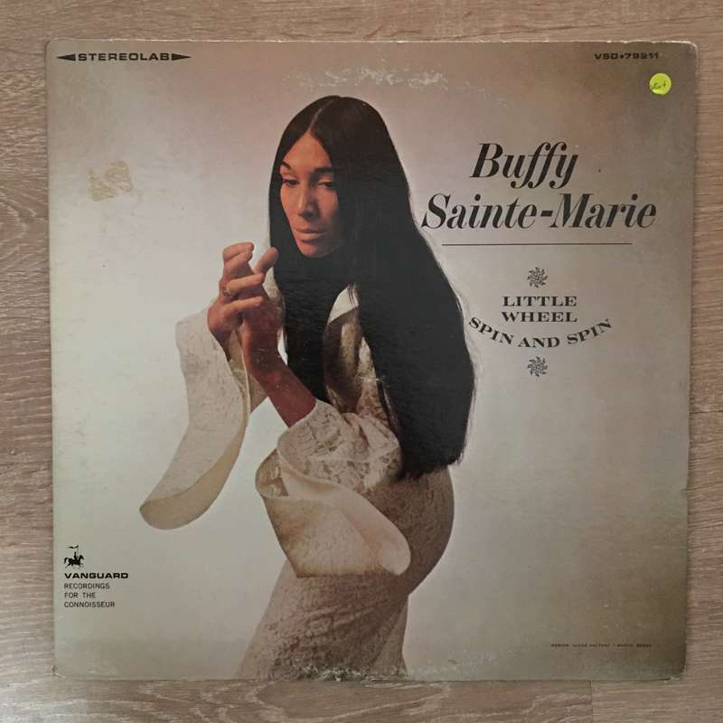 Buffy Sainte-Marie  Little Wheel Spin And Spin - Vinyl LP Record (VG+)