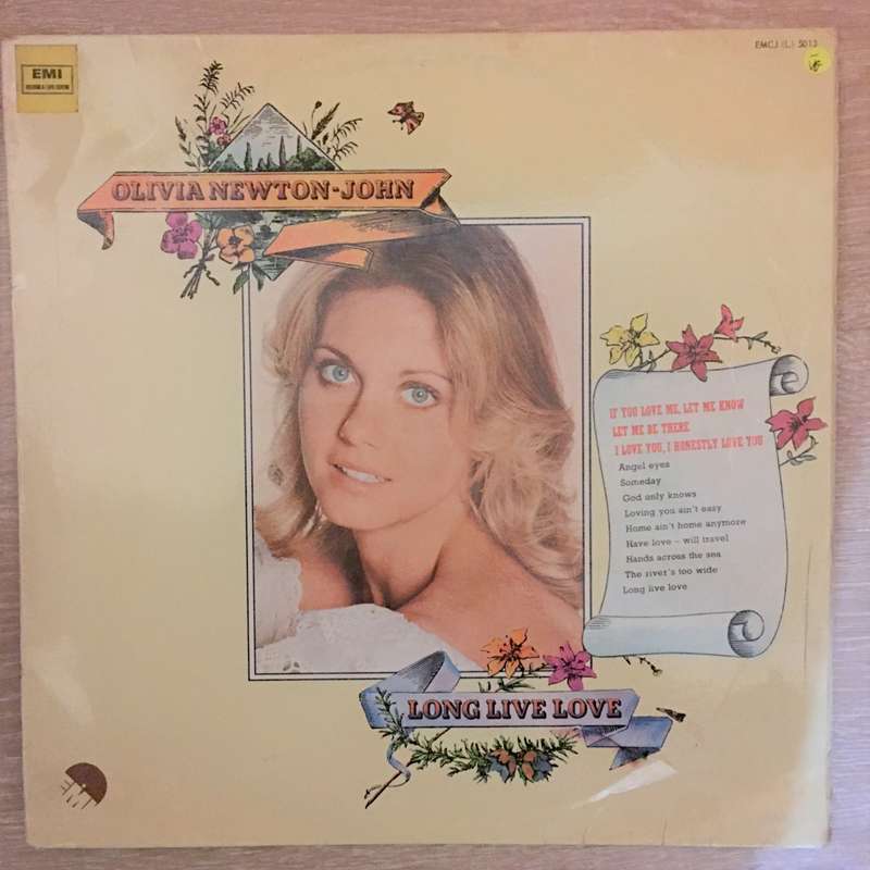 Olivia Newton-John  Long Live Love - Vinyl LP Record - Opened  - Very-Good- Quality (VG-)