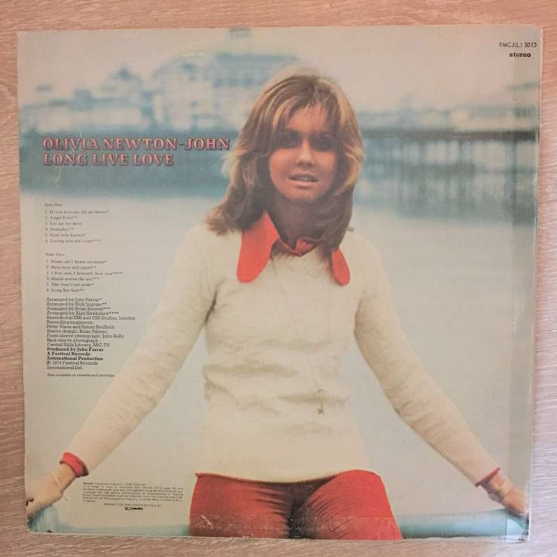 Olivia Newton-John  Long Live Love - Vinyl LP Record - Opened  - Very-Good- Quality (VG-)