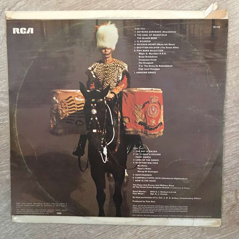 The Amazing Sound Of The Royal Scot Dragoon Guards - Vinyl LP Record - Opened  - Good+ Quality (G+)