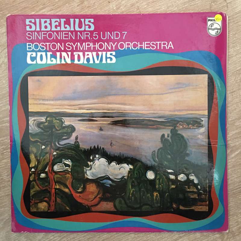 Sibelius - Boston Symphony Orchestra, Colin Davis  Symphonies Nos. 5 And 7 - Vinyl LP Re...