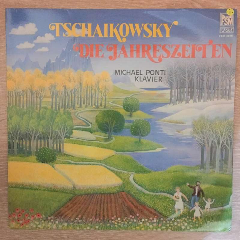 Tschaikowsky, Alexej Tscherkassow  Die Jahreszeiten Op, 37a - Vinyl LP Record - Opened  - V...