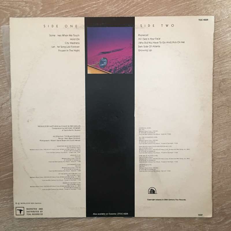 The Best Of Dan Hill - Vinyl LP Record - Opened  - Very-Good+ Quality (VG+)