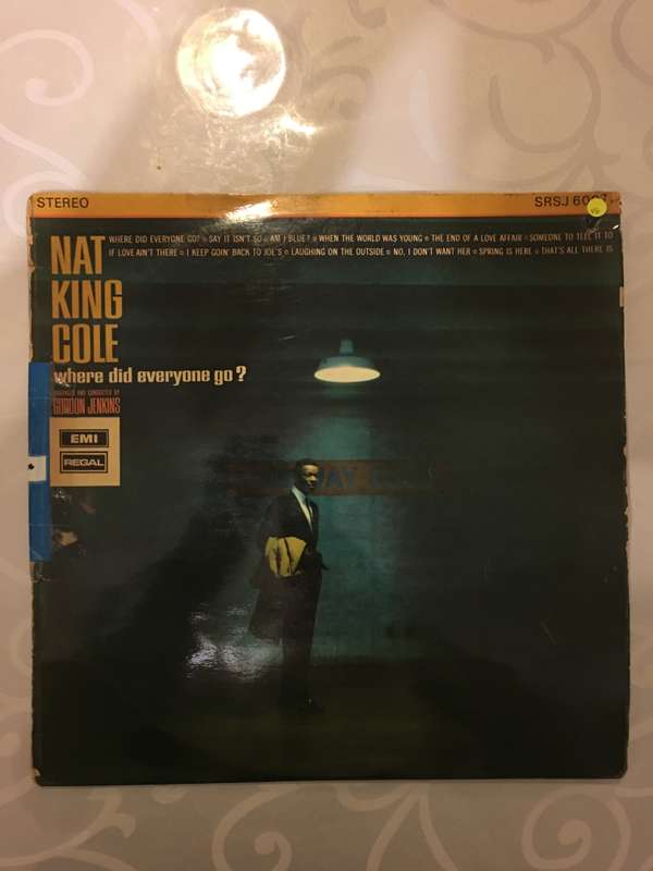 Nat King Cole - Where Did Everyone Go - Vinyl LP Record - Opened  - Very-Good Quality (VG)