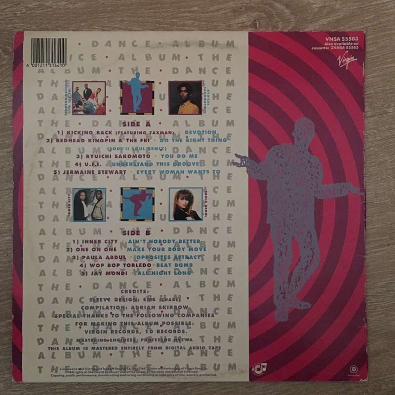 The Dance Album  - Vinyl LP Record - Opened  - Very-Good+ Quality (VG+)