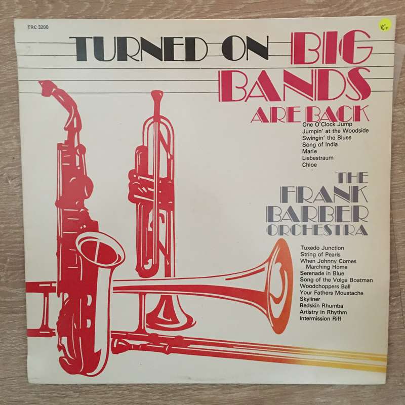 Frank Barber Orchestra  Turned On Big Bands - Vinyl LP Record - Very-Good+ Quality (VG+)