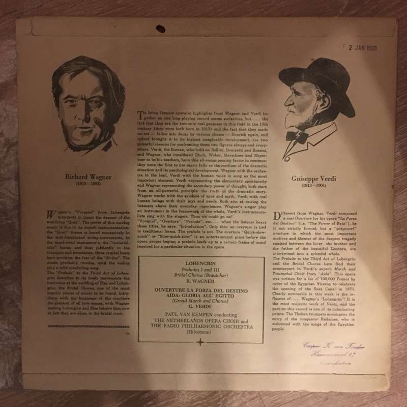 Richard Wagner  Lohengrin - Vinyl LP Record Album - Opened  - Very-Good Quality (VG)