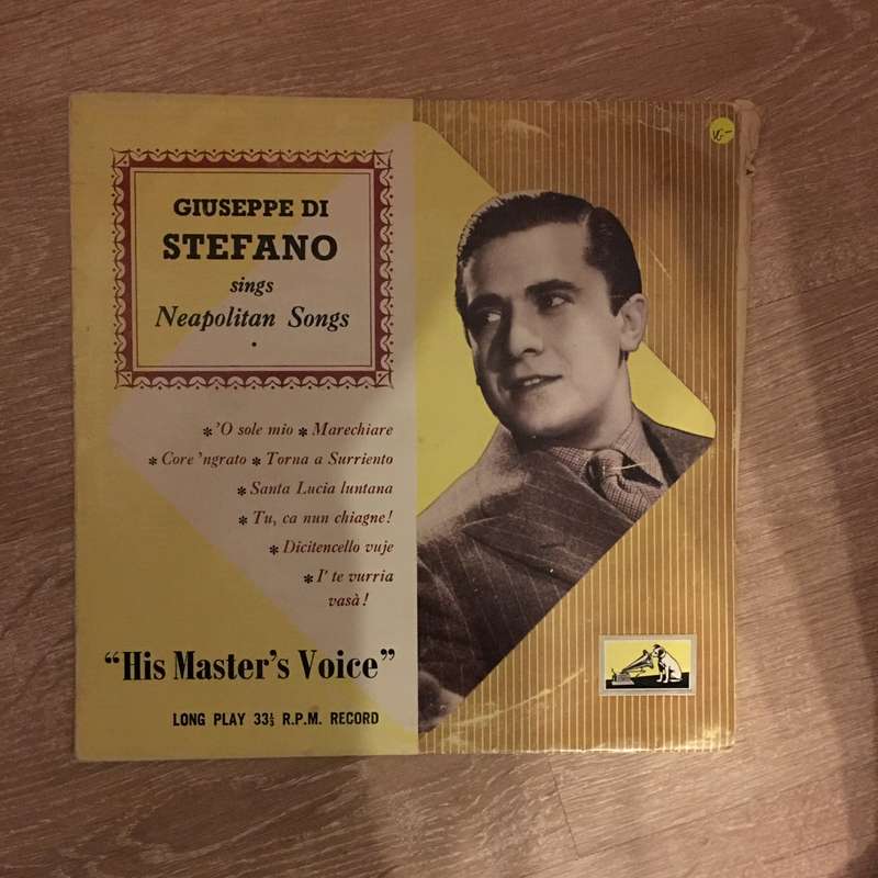 Giuseppe Di Stefano  Sings Neapolitan Songs  - Vinyl LP Record - Opened  - Very-Good- Quali...