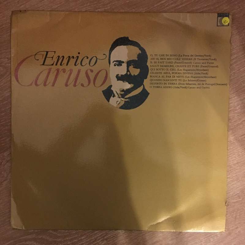 Enrico Caruso - The Golden Voice Of - Vinyl LP Record - Opened  - Very-Good+ Quality (VG+)
