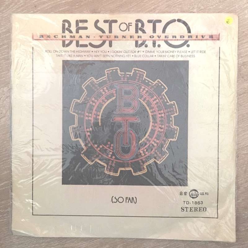 Best Of BTO - Bachmann Turner Overdrive - Vinyl LP Record - Opened  - Very-Good- Quality (VG-)