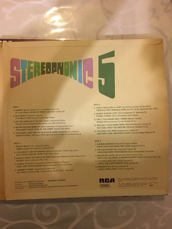 Stereophonic 5 - Vinyl LP Record - Opened  - Very-Good+ Quality (VG+)
