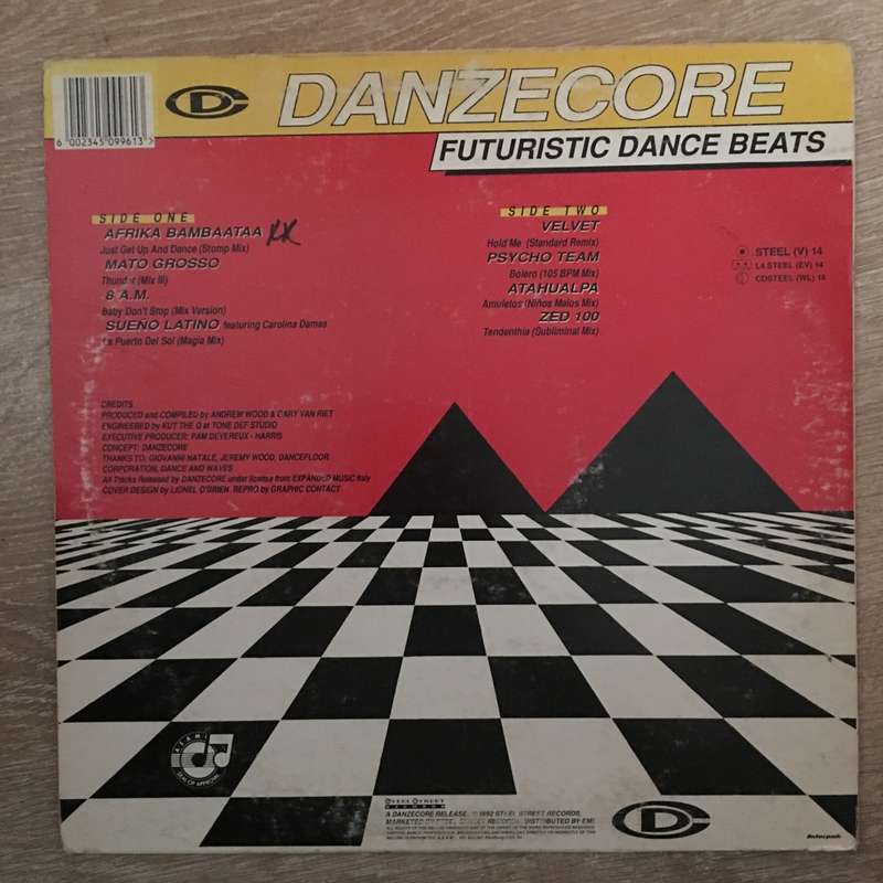 Danzecore - Futuristic Dance Beats - Vinyl LP Record - Opened  - Very-Good Quality (VG)
