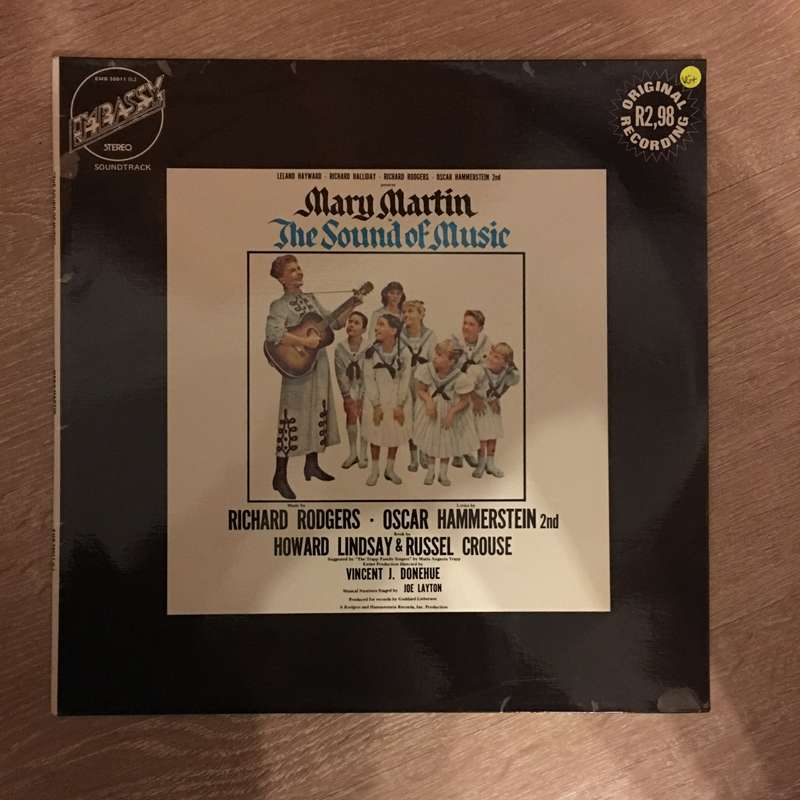 The Sound Of Music - Mary Martin - Vinyl LP Record - Opened  - Very-Good+ Quality (VG+)