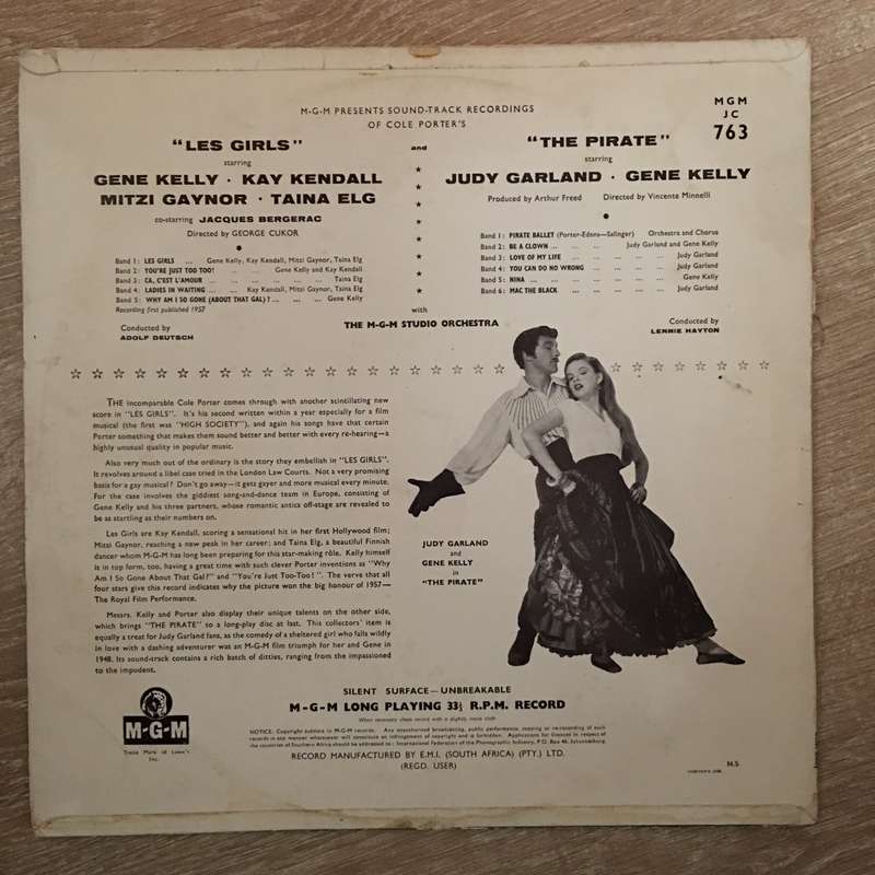 Gene Kelly, Kay Kendall, Mitzi Gaynor, Taina Elg & Judy Garland  Les Girls - Vinyl LP Recor...