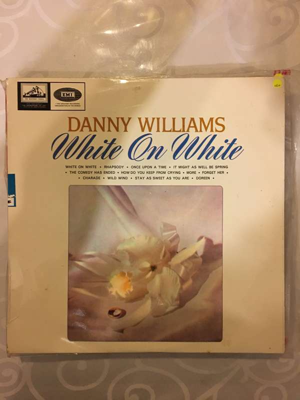 Danny Williams - White on White - Vinyl LP Record - Opened  - Very-Good+ Quality (VG+)