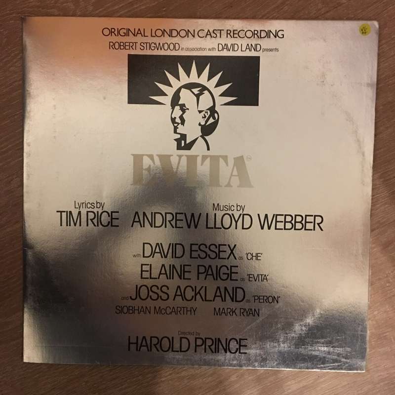 Andrew Lloyd Webber & Tim Rice - Evita - Elaine Paige, David Essex  - Vinyl LP Record - Opened  -...