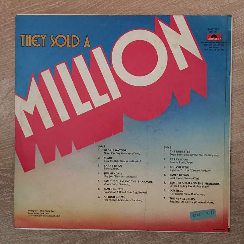 They Sold A Million - Vinyl LP Record - Opened  - Very-Good Quality (VG)