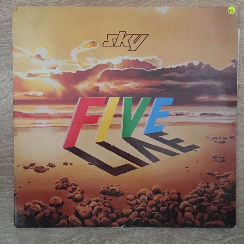 Sky - Sky 5 (Five) Live - Double Vinyl LP Record - Very-Good+ Quality (VG+)
