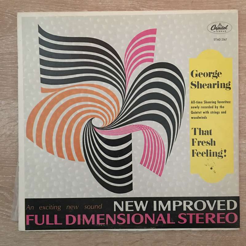 George Shearing - That Fresh Feeling - Vinyl LP Record - Opened  - Very-Good+ Quality (VG+)